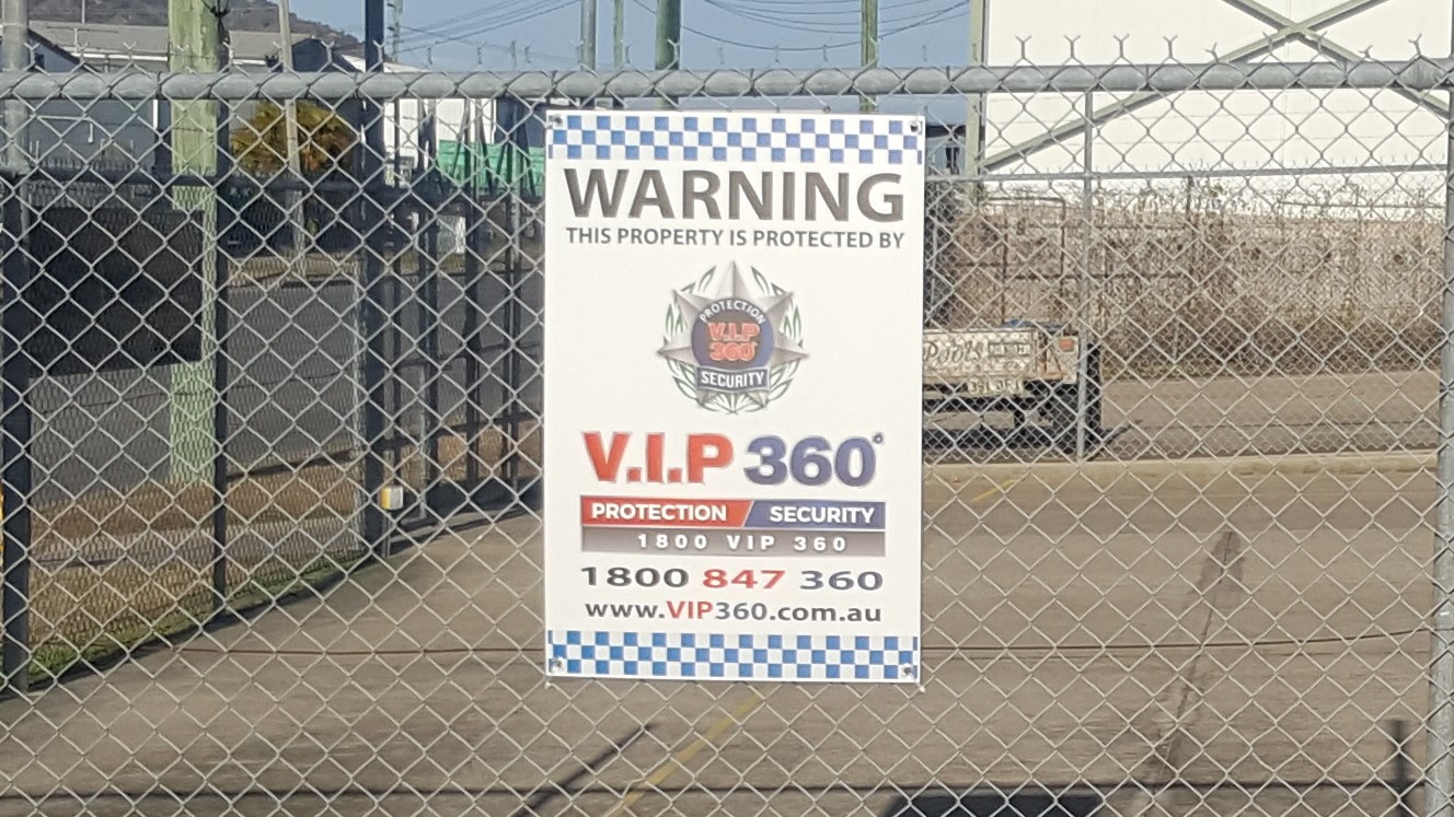 Fence Sign