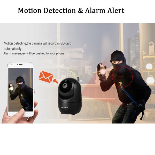 PTZ Security Camera & Baby Monitor - Motion Tracking and 2 way audio communication 4
