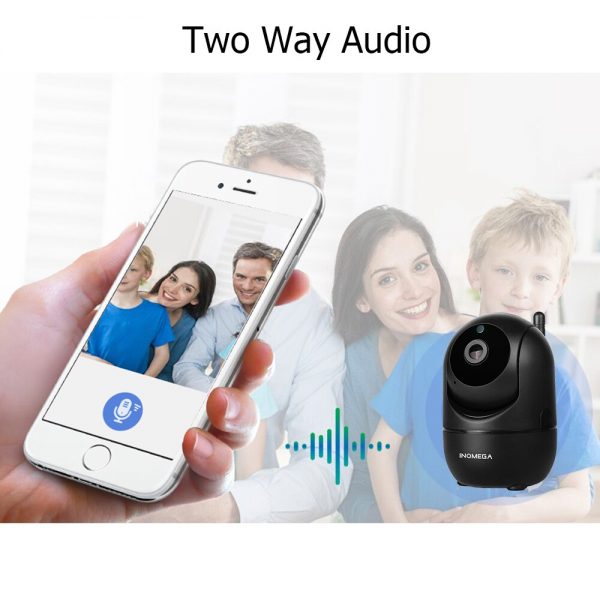 PTZ Security Camera & Baby Monitor - Motion Tracking and 2 way audio communication 2