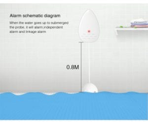 KERUI Flood Detector and Water Leakage Sensor 4