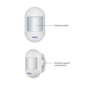 KERUI Wireless Mini PIR Motion Sensor Detector 4