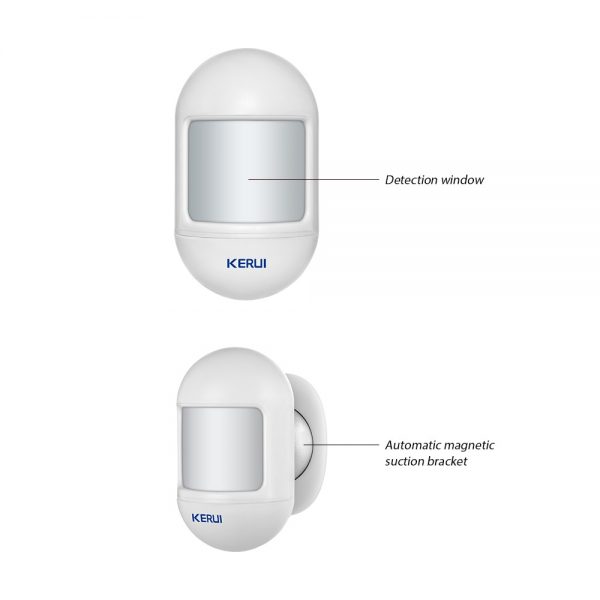 KERUI Wireless Mini PIR Motion Sensor Detector 4