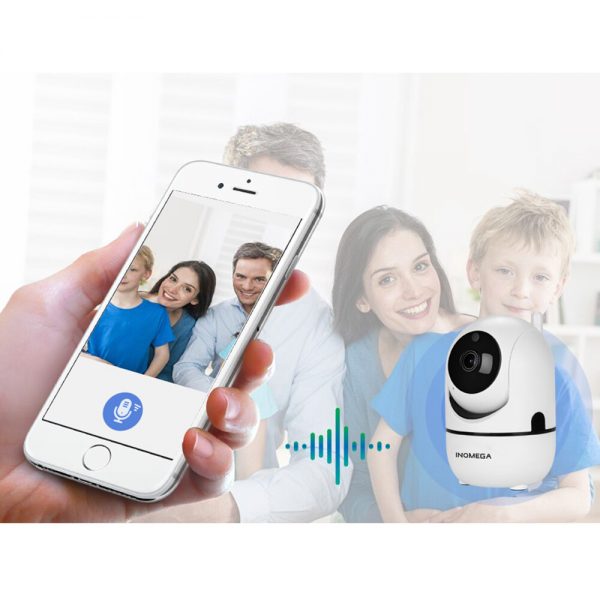 Intelligent Auto Tracking Of Human - Home Security Surveillance Camera - White 2