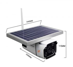 SmartYIBA 4G Solar Camera with 2-way Intercom 5.5w Solar Panel PIR Motion Detection Free Cloud Storage HD IP Camera Rainproof 3