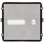 The INTIPVDSB1 is a single button IP door station module for the VIP Vision Multi-Tenant Intercom Series. This compact unit features a robust stainless steel front pane