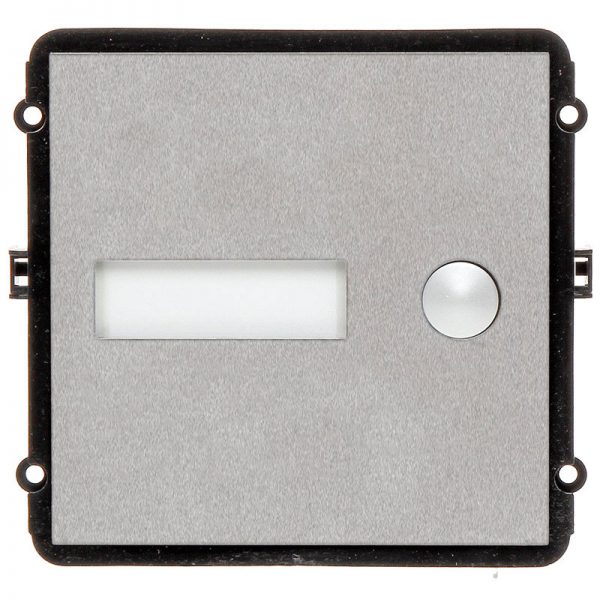 The INTIPVDSB1 is a single button IP door station module for the VIP Vision Multi-Tenant Intercom Series. This compact unit features a robust stainless steel front pane