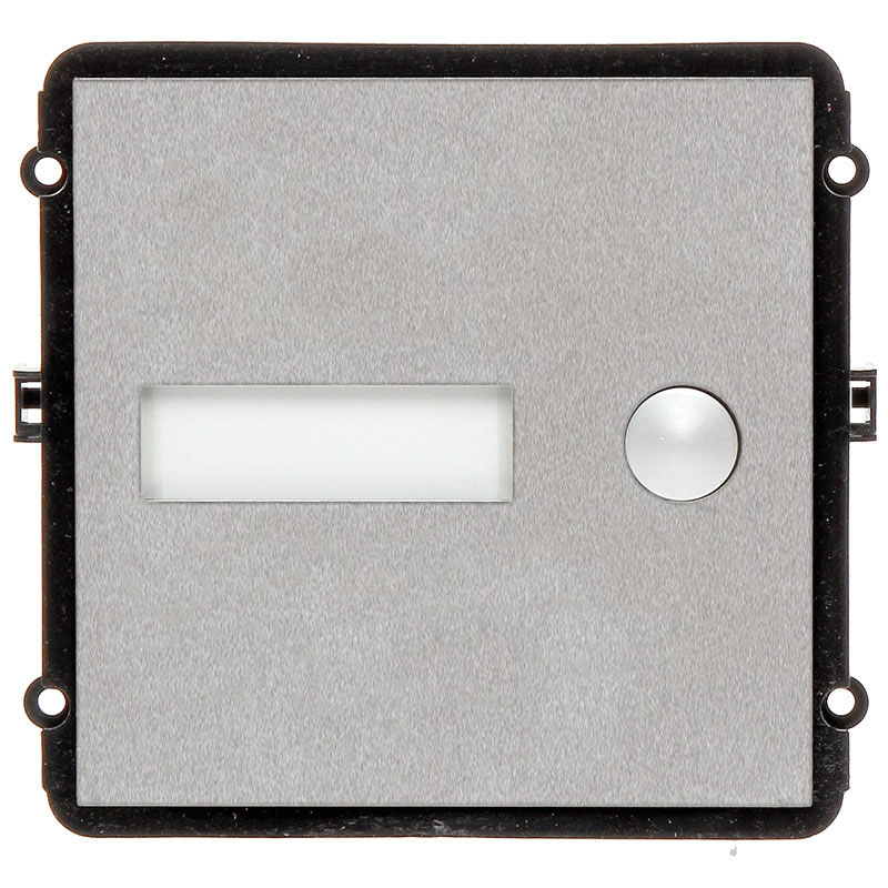 The INTIPVDSB1 is a single button IP door station module for the VIP Vision Multi-Tenant Intercom Series. This compact unit features a robust stainless steel front pane