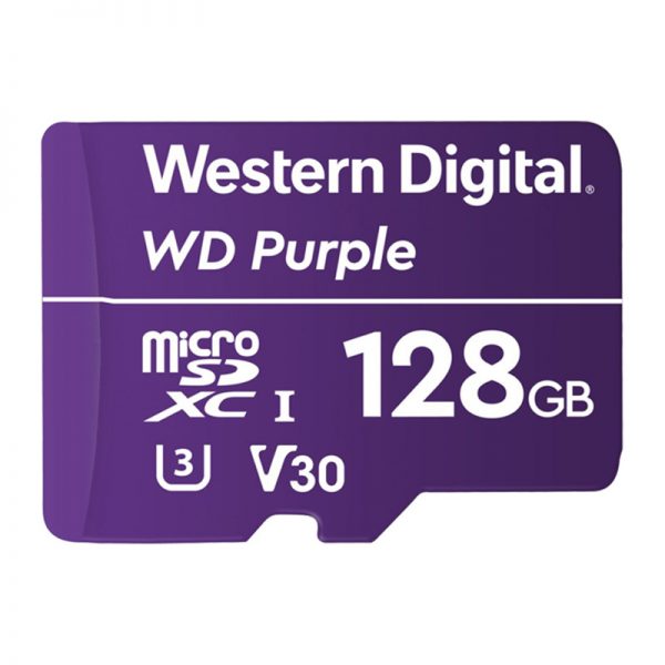 WDSD128GB is a surveillance grade MicroSD card with 128GB of storage. Record on-the-edge footage and save it directly onto MicroSD with any of our SD-compatible cameras.