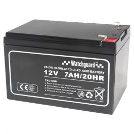The D12V7A is a sealed lead acid battery with a rated capacity of 7Ah.