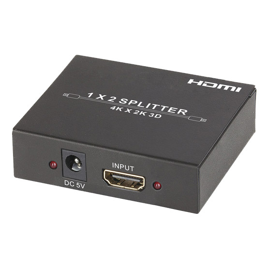 The HDMISPLIT2 distributes one HDMI source to multiple HDMI displays simultaneously. It is HDMI 1.4 compliant and has full support for 4K