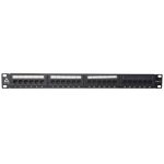 Professionally manage network cables in your data cabinet with the RACKMOUNTACC-PP24-6 patch panel.