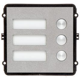The INTIPVDSB is a 3 button IP door station module for the VIP Vision Multi-Tenant Intercom Series. This compact unit features a robust stainless steel front pane