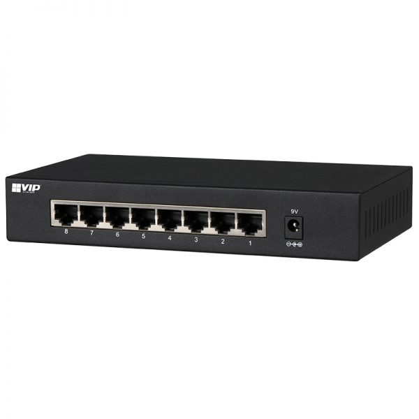 The VSETH-SW8G is a 8-port Gigabit Ethernet switch that offers high speed data transmission and reliability for home and SOHO applications.