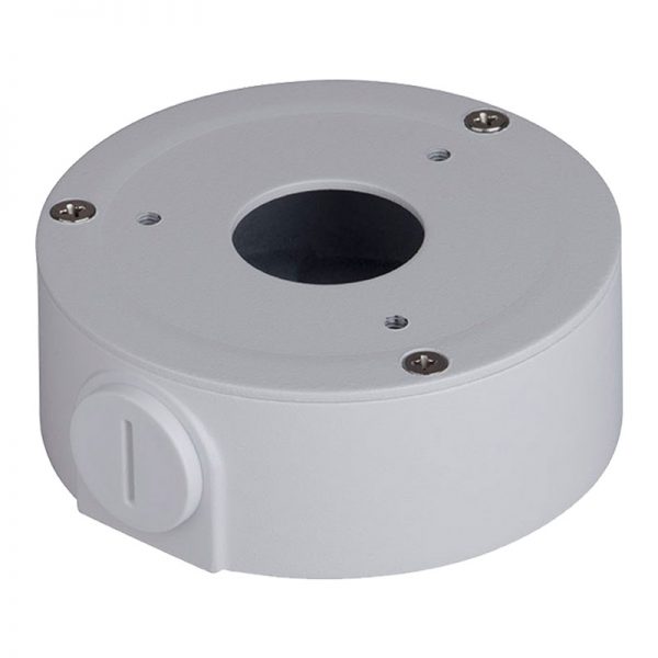 Aluminium adapter/junction box used as a spacer or as connector for corner & pole mounts.