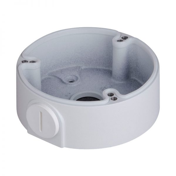 Aluminium adapter/junction box used as a spacer or as connector for corner & pole mounts.