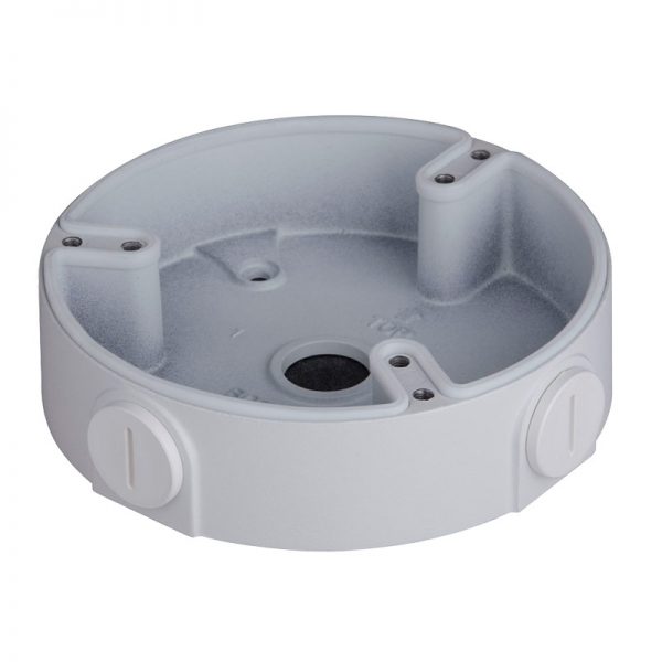 Aluminium adapter/junction box used as a spacer or as connector for corner & pole mounts.