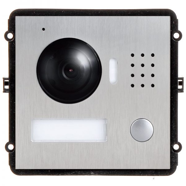 The INTIPVDSC is the master camera IP door station module for the VIP Vision Multi-Tenant Intercom Series. Up to 20x door stations and 100x indoor monitors can be installed in a single system making it ideal for small apartment blocks and multiple building dwellings.