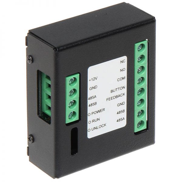 The INTIPDM Door Unlock Expander Module enables a door monitor to control a second door or gate. Built-in relay output allows the control of any NO / NC device