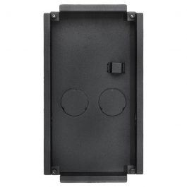 Multi-Tenant IP intercom apartment door station flush mounting box. For use with 2 x Multi-Tenant modules.