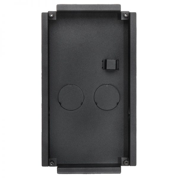 Multi-Tenant IP intercom apartment door station flush mounting box. For use with 2 x Multi-Tenant modules.