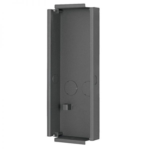 Multi-Tenant IP intercom apartment door station flush mounting box. For use with 3 x Multi-Tenant modules.