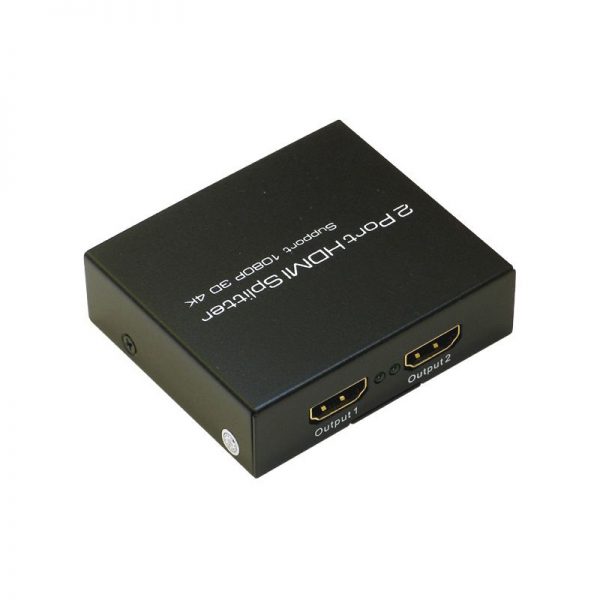 The HDMI-SPL2P distributes one HDMI source to multiple HDMI displays simultaneously. It is HDMI 1.4 compliant and has full support for 4K