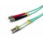 Fibre Optic 1m 10GB LC-ST Multimode Duplex Cable