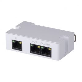 The VSPOE-EX is an extender for the VSPOE-MS 60W PoE Midspan. It enables the cascading of PoE to up to three IP cameras