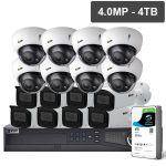 VIP Vision Professional Series CCTV kits offer broadcast-quality image performance with built-in Power over Ethernet for fast installations. Mix & match any equivalent priced dome or bullet camera to suit your installation needs.