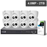 VIP Vision Professional Series CCTV kits offer broadcast-quality image performance with built-in Power over Ethernet for fast installations. Mix & match any equivalent priced dome or bullet camera to suit your installation needs.