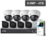 VIP Vision Professional Series CCTV kits offer broadcast-quality image performance with built-in Power over Ethernet for fast installations. Mix & match any equivalent priced dome or bullet camera to suit your installation needs.