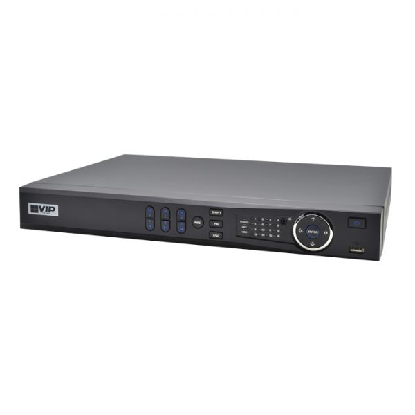 The VIP Vision NVR16PRO6NP is an 16 channel network video recorder