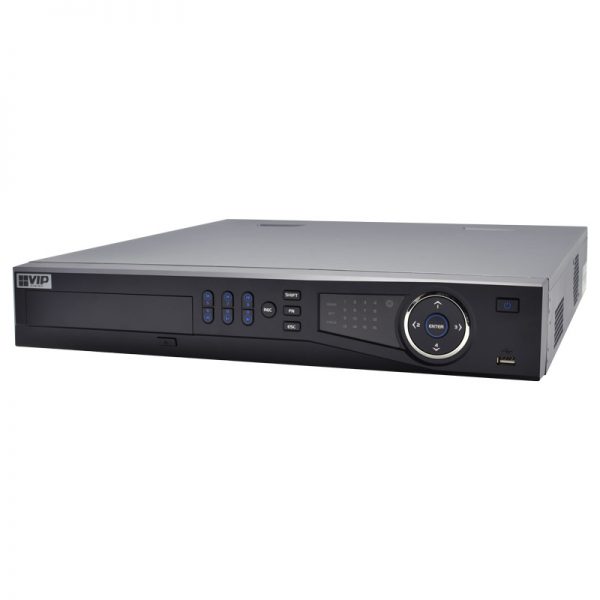 The VIP Vision NVR16PRO7 is a 16 channel network video recorder with extended PoE. It offers Ultra HD broadcast-quality image performance with 8 built-in ePoE for Power over Ethernet at ranges up to 800m