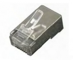 Shielded single-piece CAT5e RJ45 connector (10 pack).