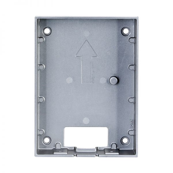 IP residential intercom door station surface mounting box. For use with INTIPRDSG only.