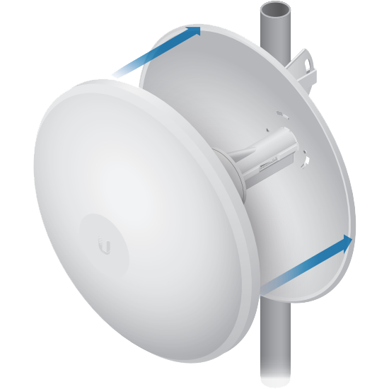 A protective radome is available as an optional accessory for the WT5-UPBAC4. The hardware of the WT5-UPBAC4D is built with galvanised steel