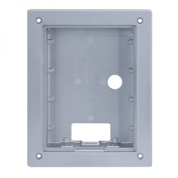 IP residential intercom door station flush mounting box. For use with INTIPRDSG only.