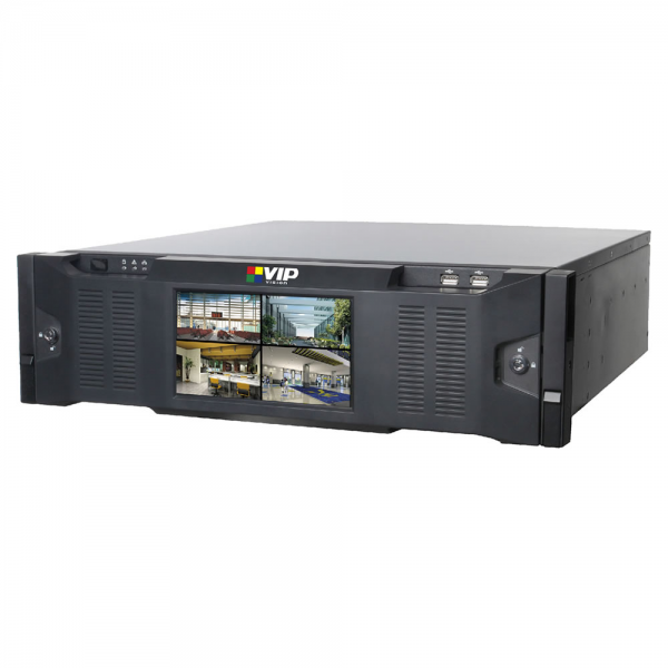 The VIP Vision NVR128ULTNPV2 is a 128 channel network video recorder