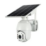 Battery & Solar Powered Security Surveillance Camera - PTZ 4G & WiFi camera with 8W solar panel 3