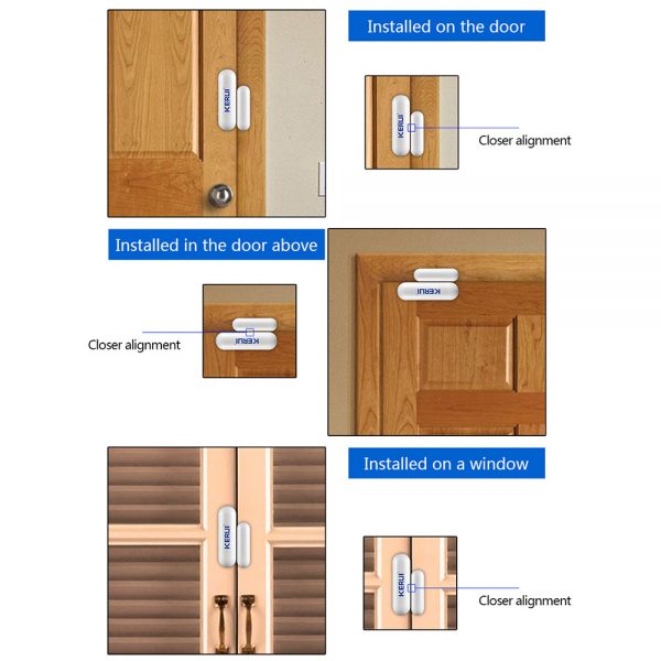 KERUI D026 Window & Door Reed Detector 6