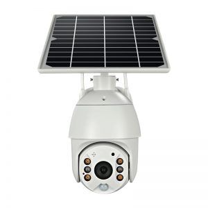 Battery & Solar Powered Security Surveillance Camera - PTZ 4G & WiFi camera with 8W solar panel 2