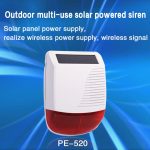 Solar Powered Alarm Siren & Strobe 7