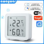 WIFI Temperature and Humidity Sensor Support Alexa Google Home smart life 1