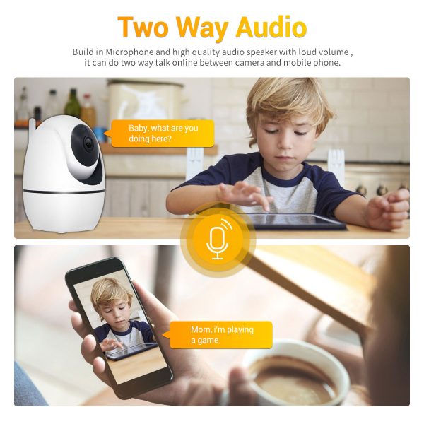 Baby Monitoring Camera with 2 Way Audio