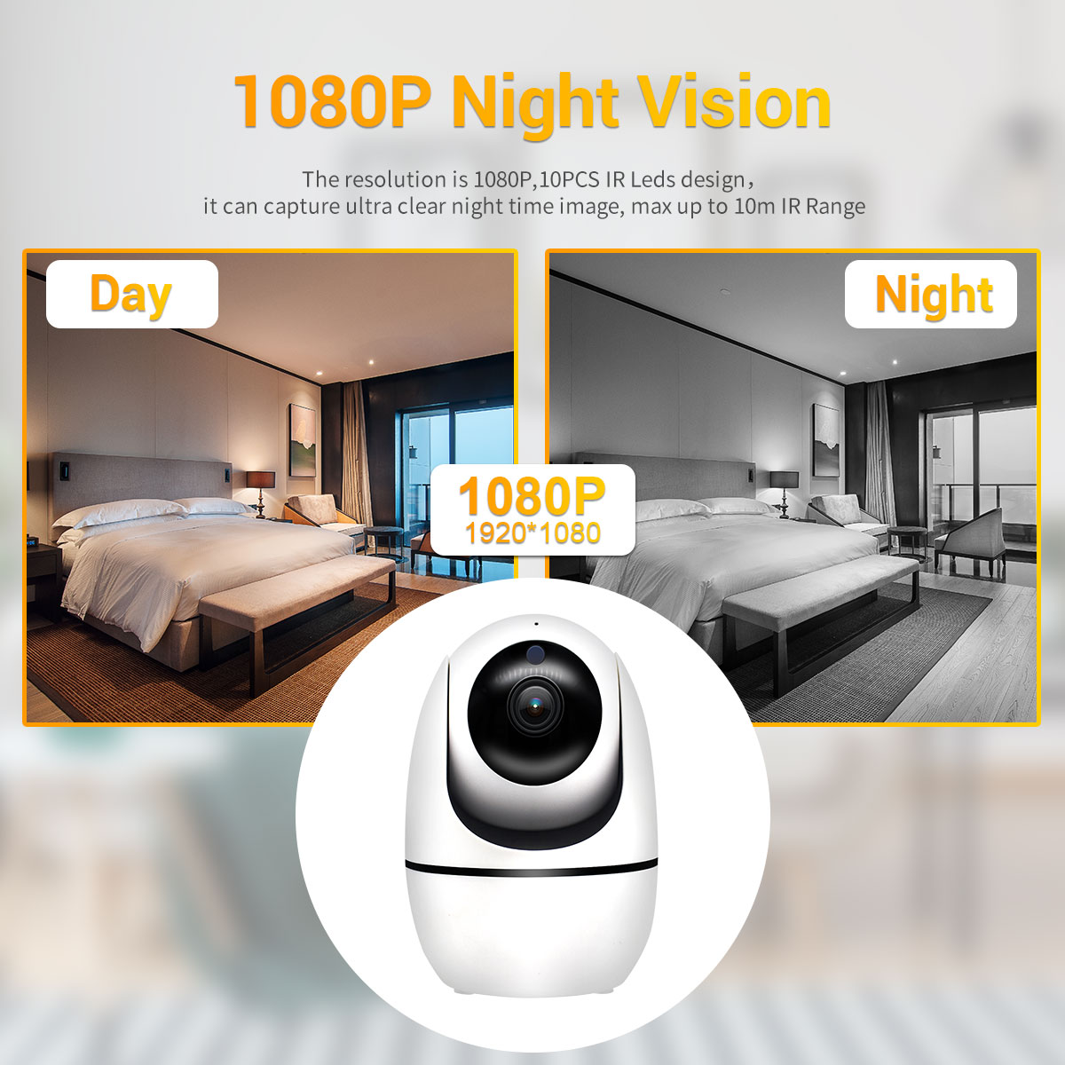 Baby Monitoring Camera 1080P Night Vision